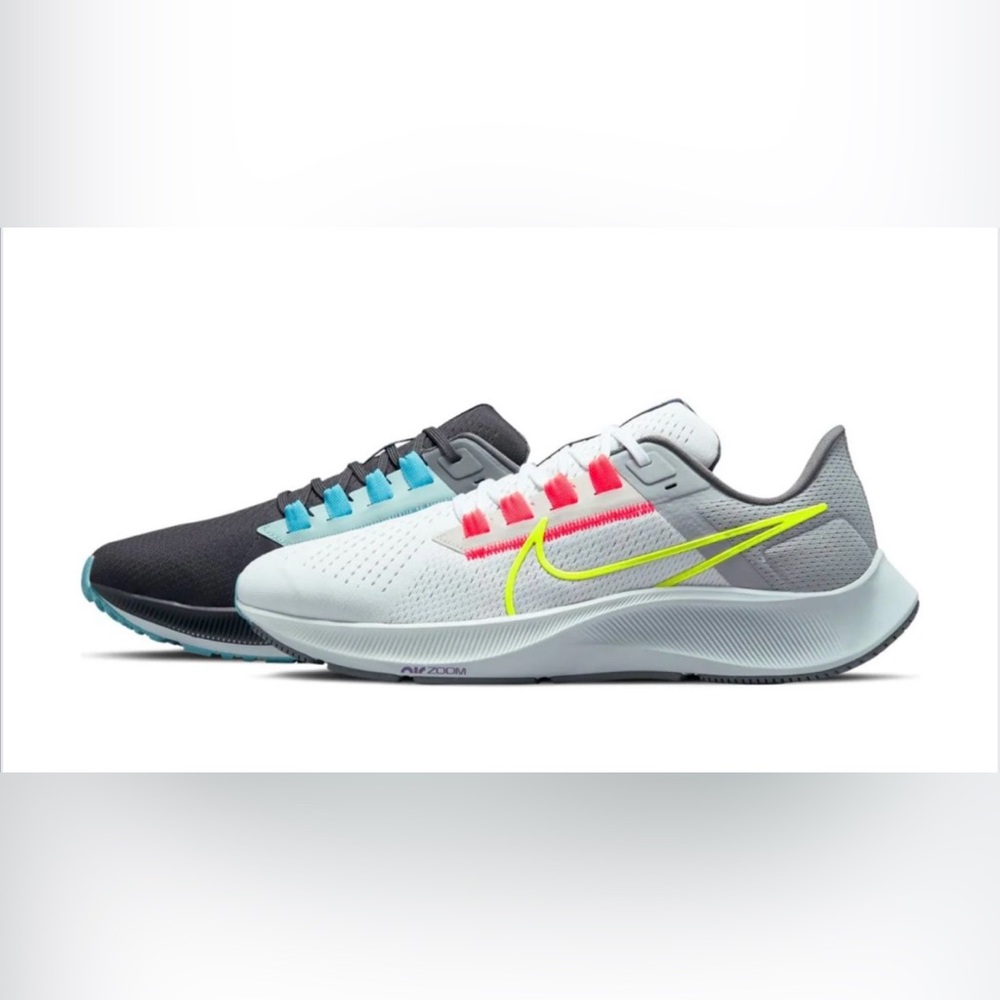 Nike Women’s Pegasus Sneakers - Black, White, and Neon Accents